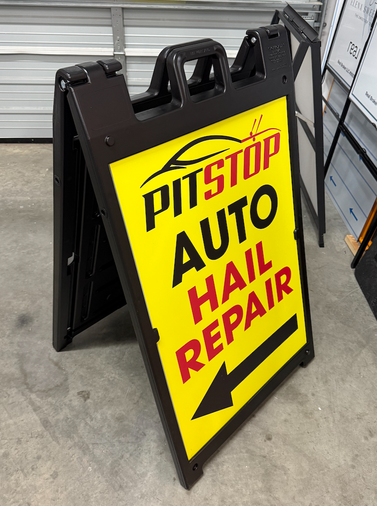 Custom A-Frame Signs – Double-Sided Design for Promotions
