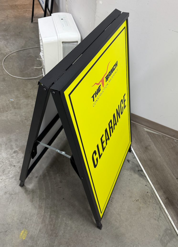 Custom A-Frame Signs – Double-Sided Design for Promotions