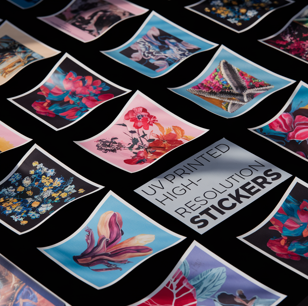 UV Printed High-Resolution Stickers – Customizable Sizes and Quantities