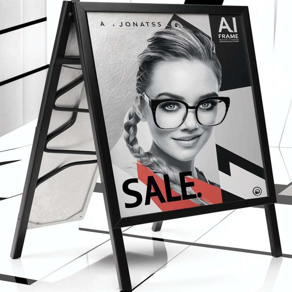 Custom A-Frame Signs – Double-Sided Design for Promotions