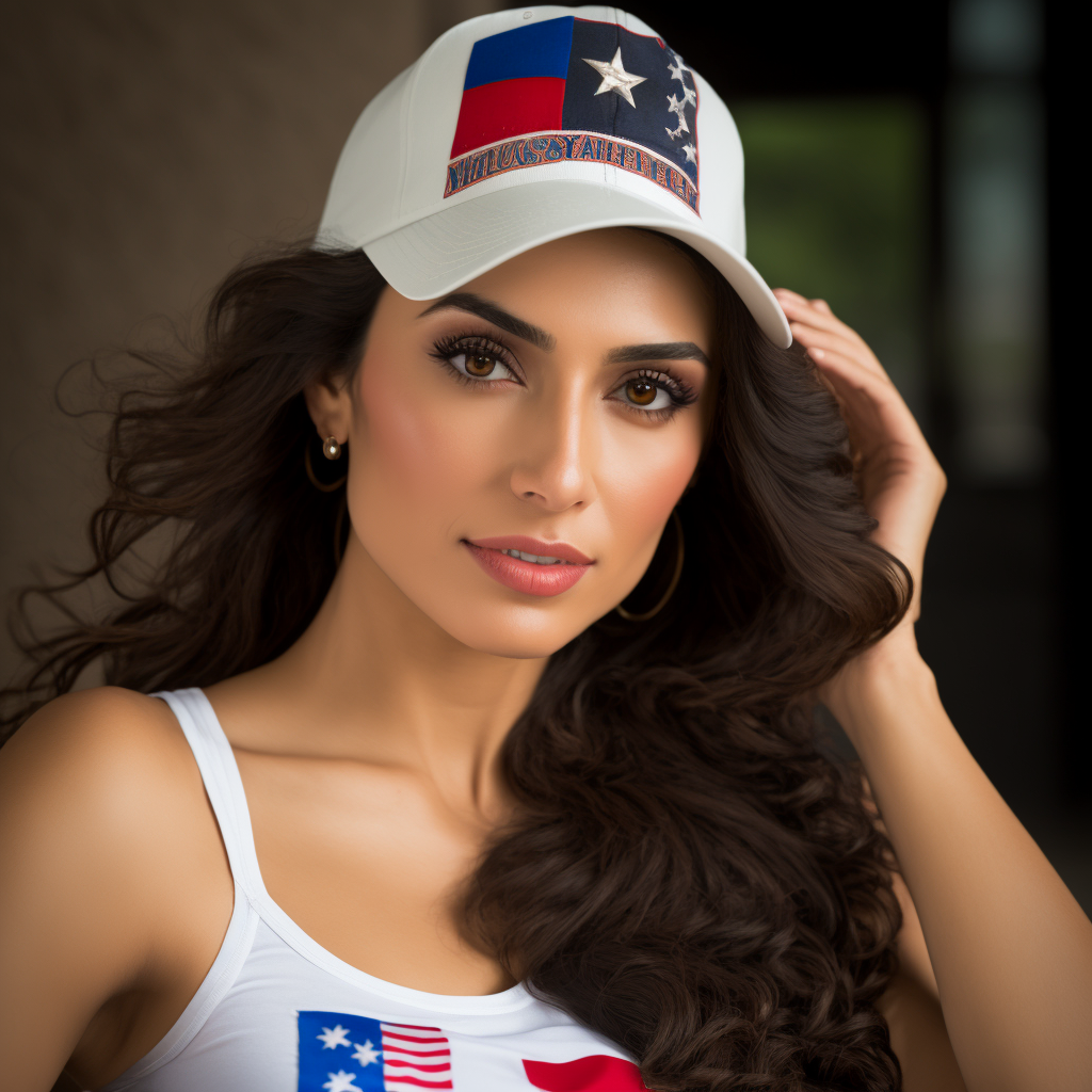 6 White 5-Panel Caps with Custom Embroidered Patch (6K-8K Stitches)