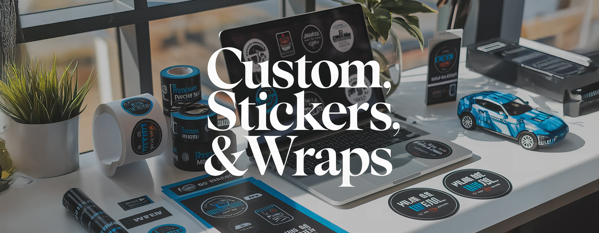 Stickers, Labels & Wraps