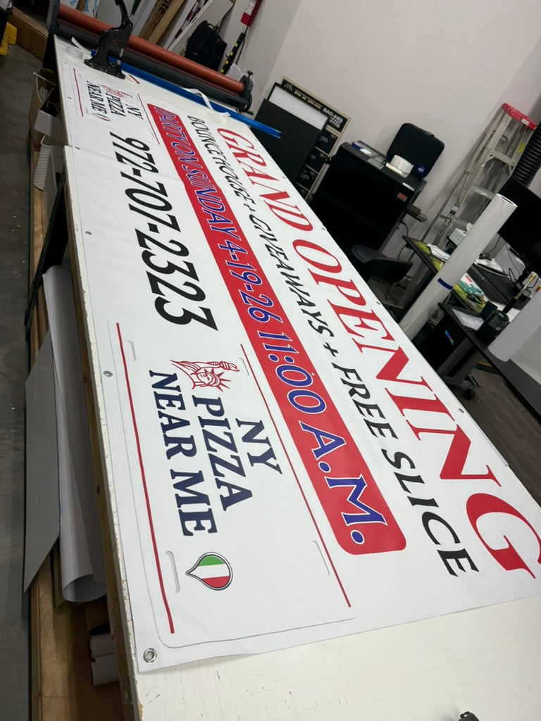 Custom Vinyl & Mesh Banners