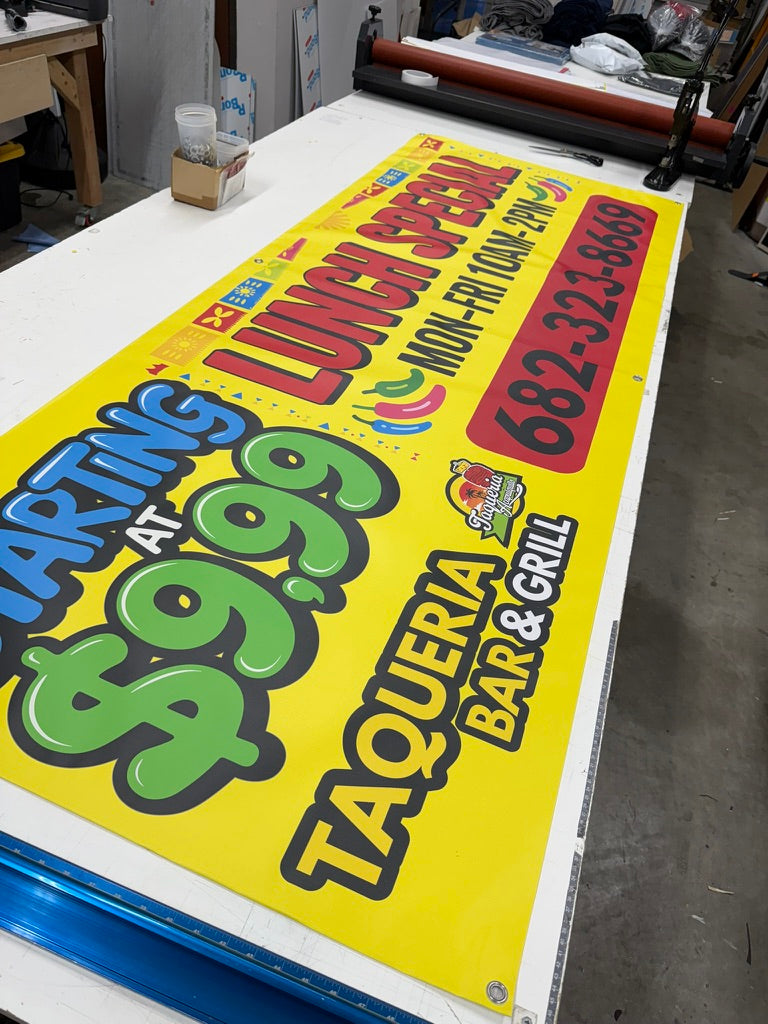 Custom Vinyl & Mesh Banners