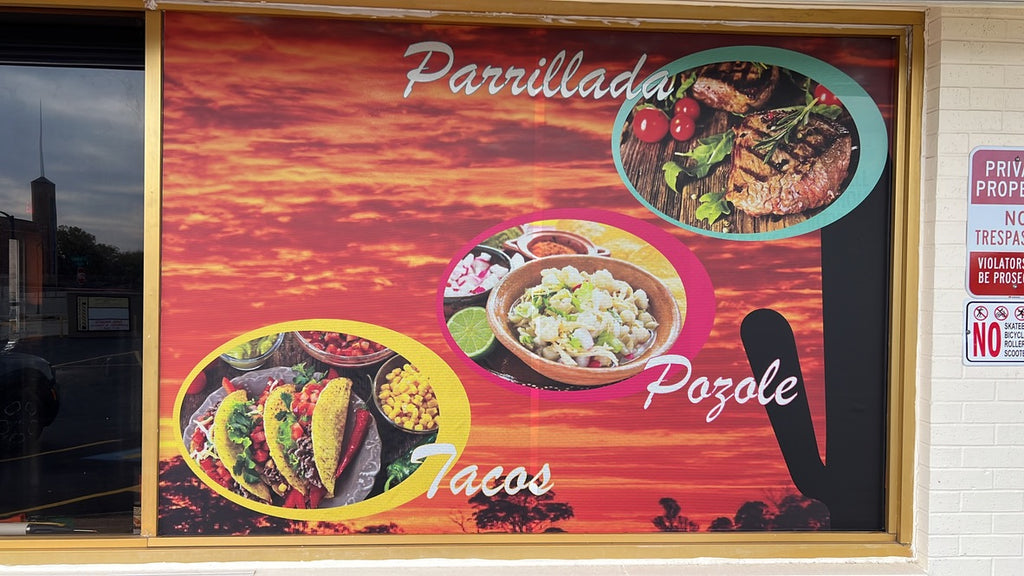 Perforated Window Vinyl (One-Way Vision)