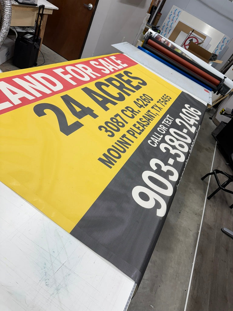 Custom Vinyl & Mesh Banners