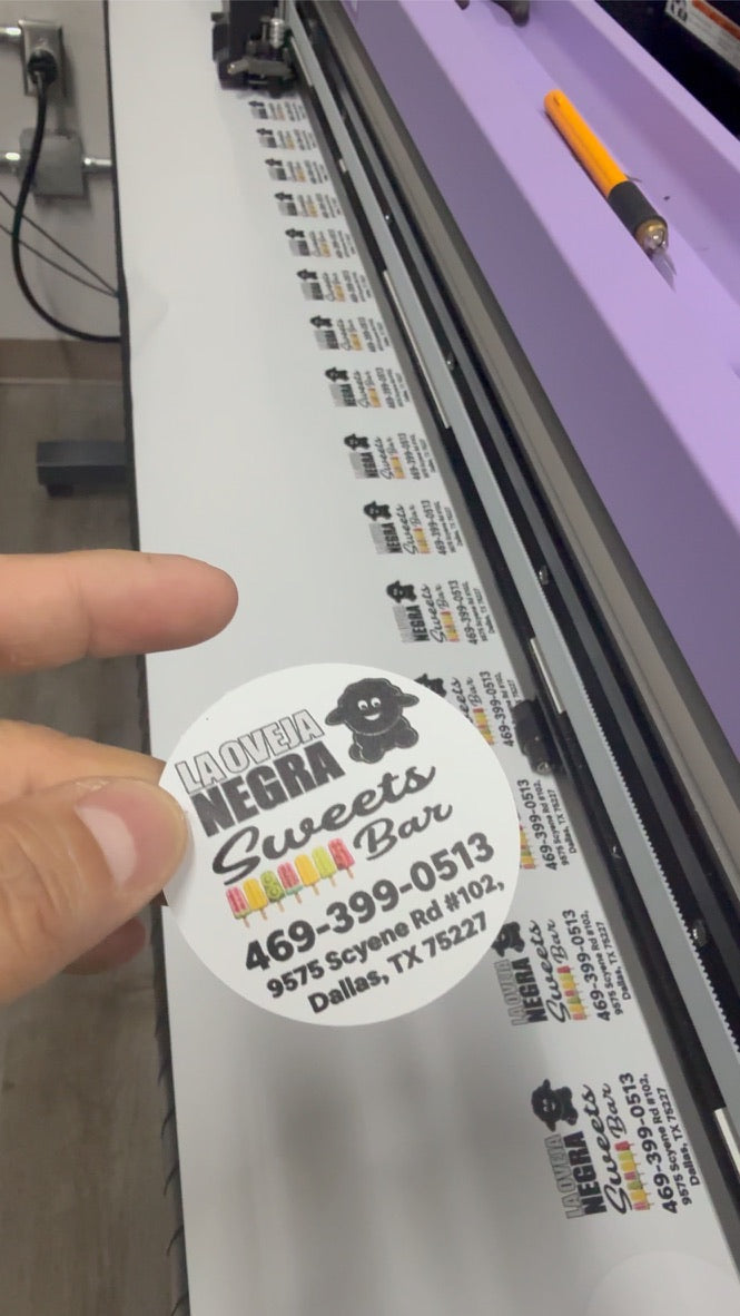 UV Printed High-Resolution Stickers – Customizable Sizes and Quantities