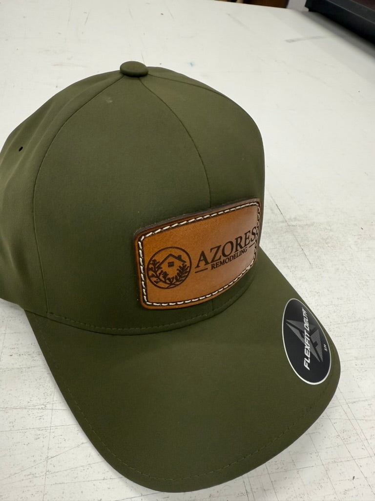 Custom Premium Hat with Your Logo on a Genuine Leather Patch