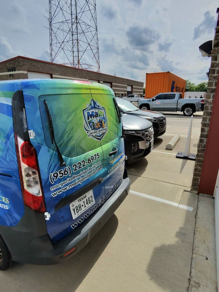 Premium 3/4 Commercial Van Vinyl Wrap - Ford Transit
