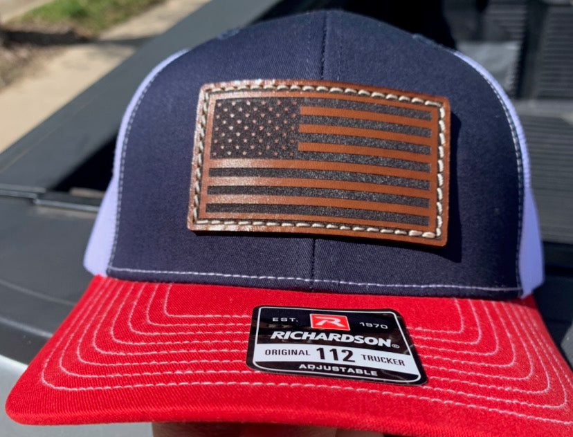Custom Premium Hat with Your Logo on a Genuine Leather Patch