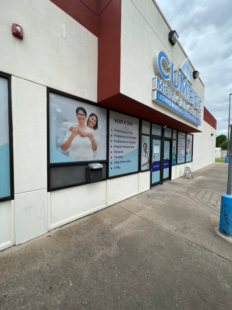 Perforated Window Vinyl (One-Way Vision)