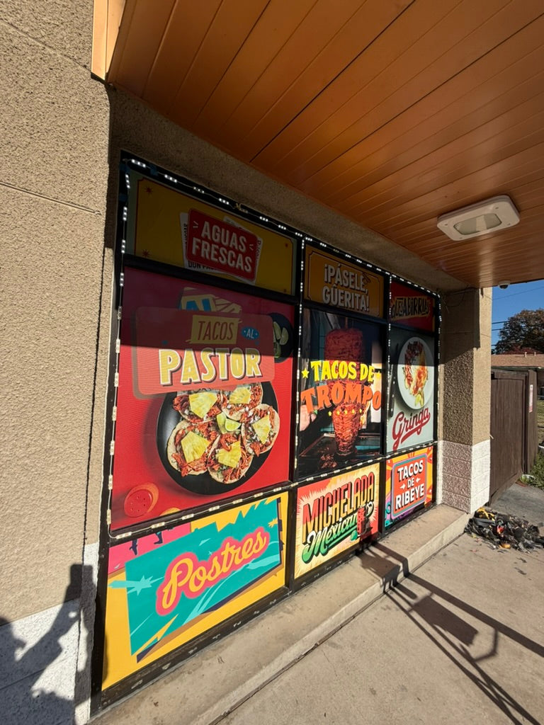 Perforated Window Vinyl (One-Way Vision)