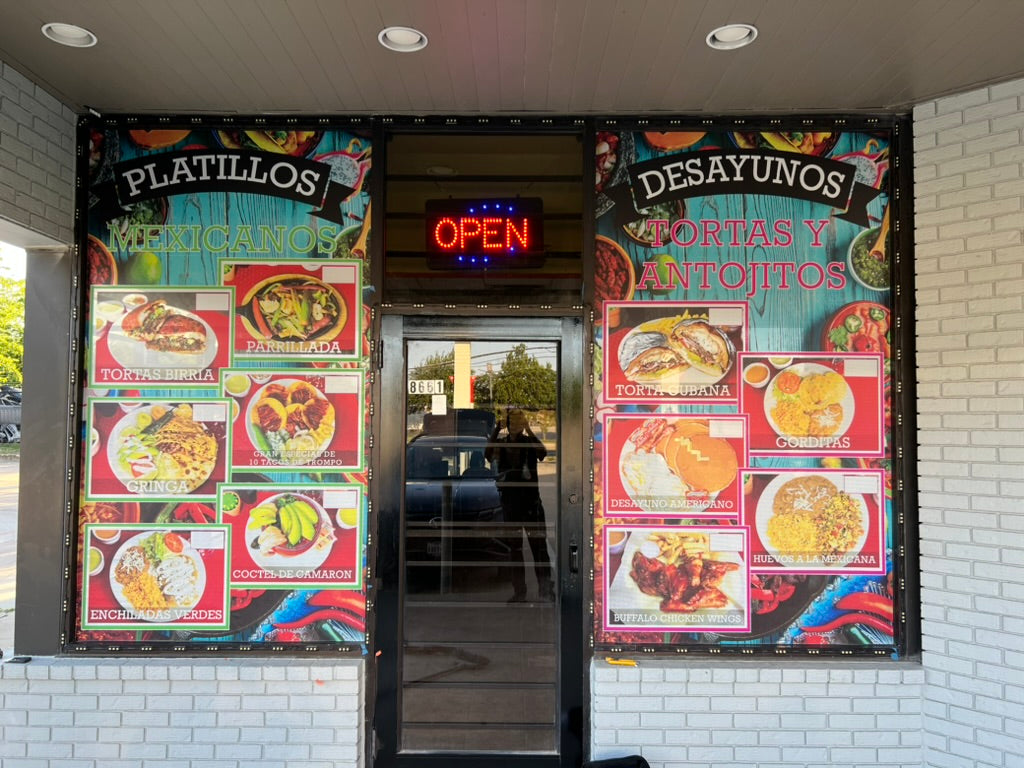 Perforated Window Vinyl (One-Way Vision)