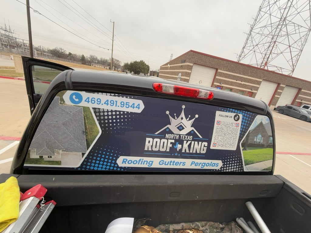 Perforated Window Vinyl (One-Way Vision)