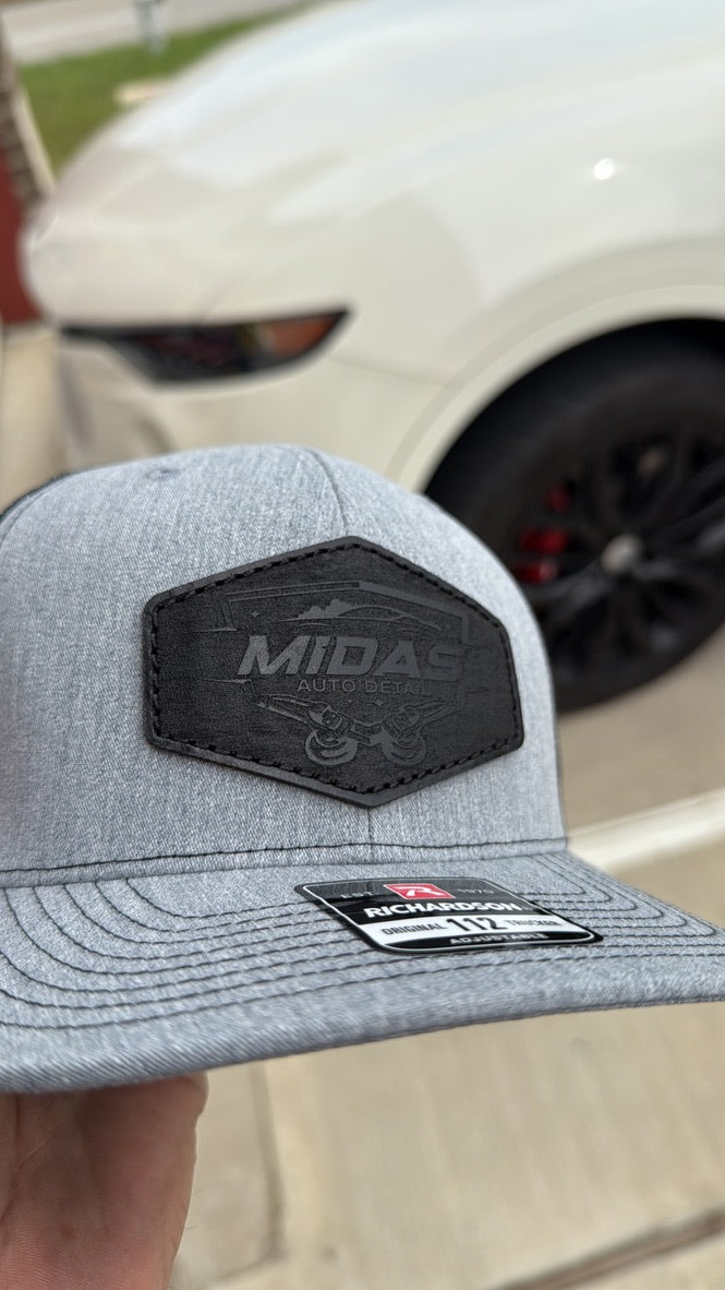 Custom Premium Hat with Your Logo on a Genuine Leather Patch