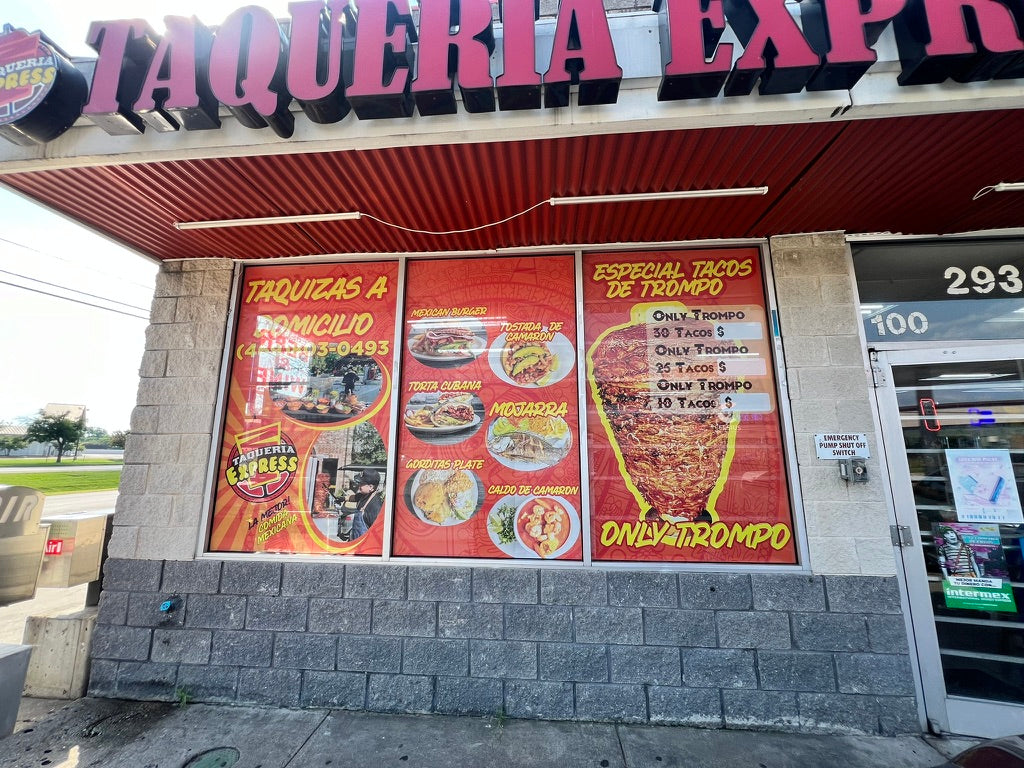 Perforated Window Vinyl (One-Way Vision)