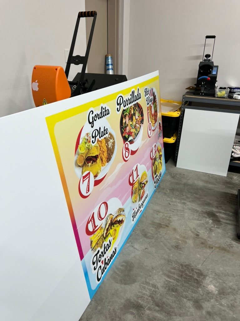 Custom UV Printed Signs – Foam Board, Coroplast, ACM & PVC for Business, Events & Outdoor Use