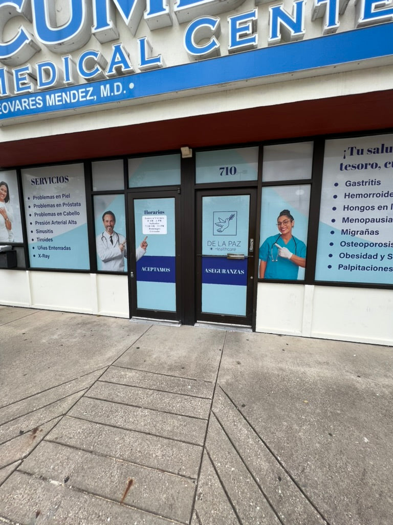 Perforated Window Vinyl (One-Way Vision)