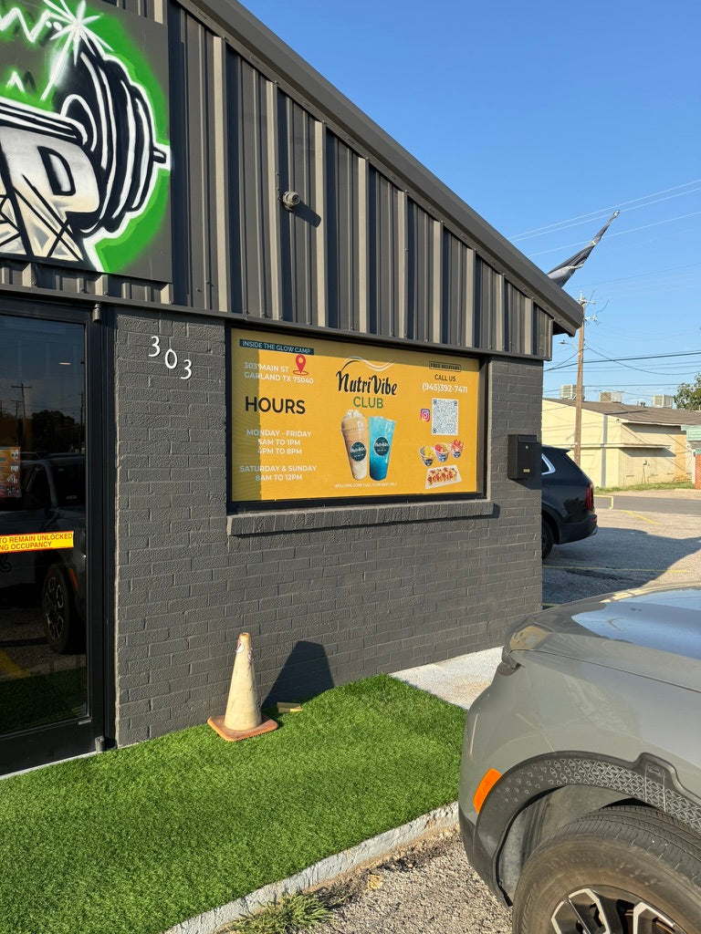 Perforated Window Vinyl (One-Way Vision)