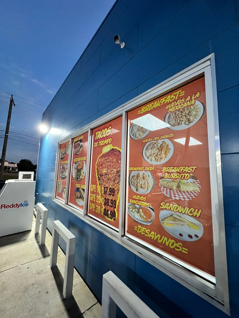 Perforated Window Vinyl (One-Way Vision)