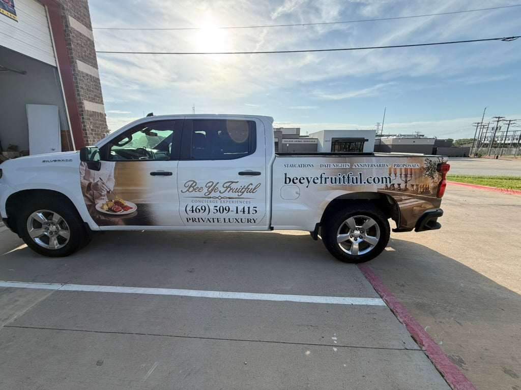 Premium 3/4 Vehicle Wrap – Chevrolet Silverado 1500 Crew Cab (2019+)