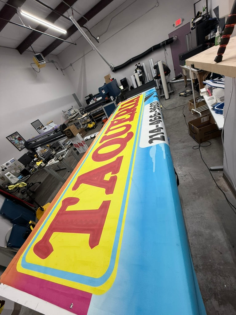 Custom Vinyl & Mesh Banners