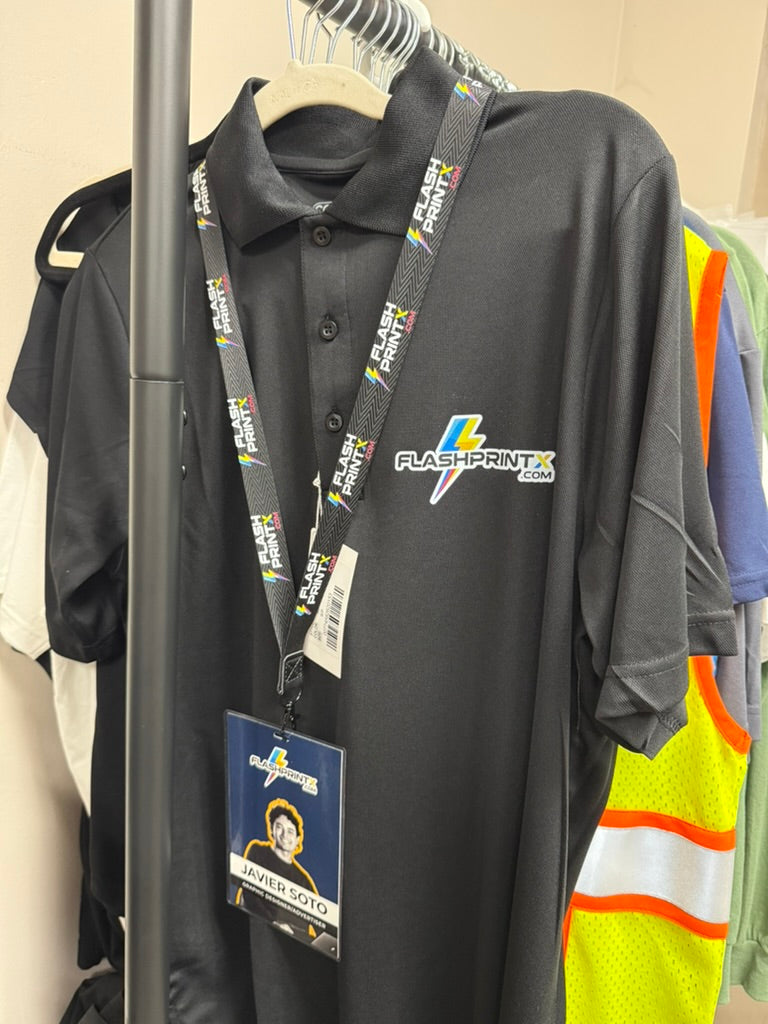 Custom Laminated ID Badges with Personalized Lanyards