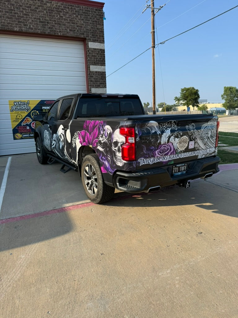 Premium 3/4 Vehicle Wrap – Chevrolet Silverado 1500 Crew Cab (2019+)