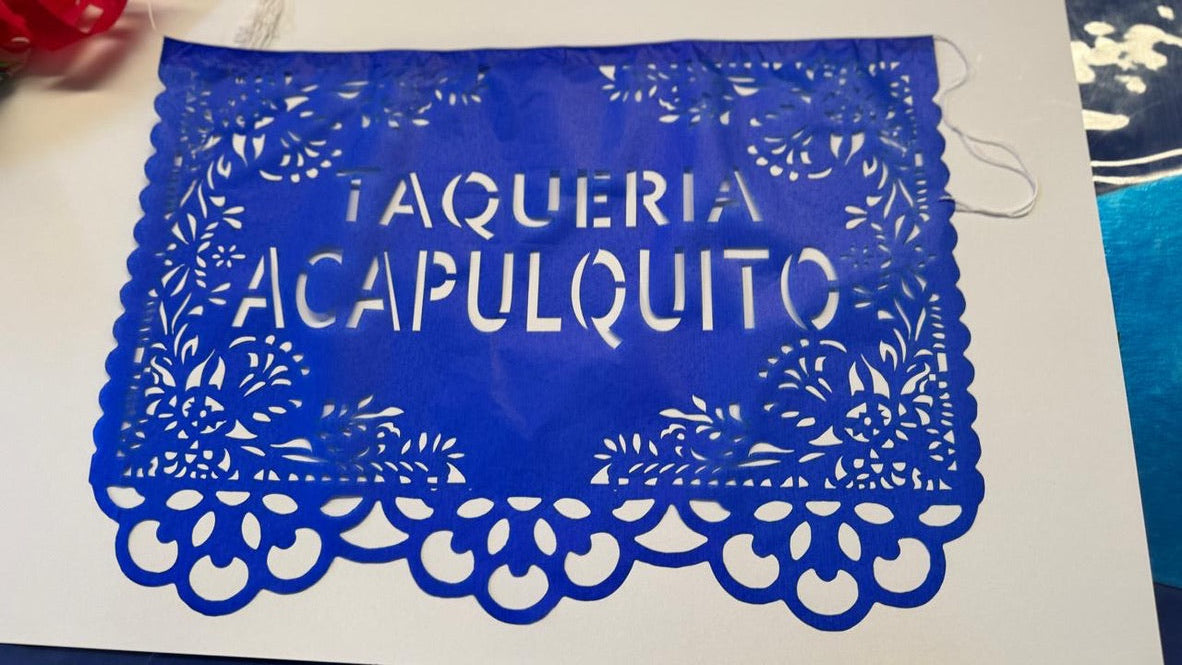 Personalized Papel Picado - Custom Banner Decor