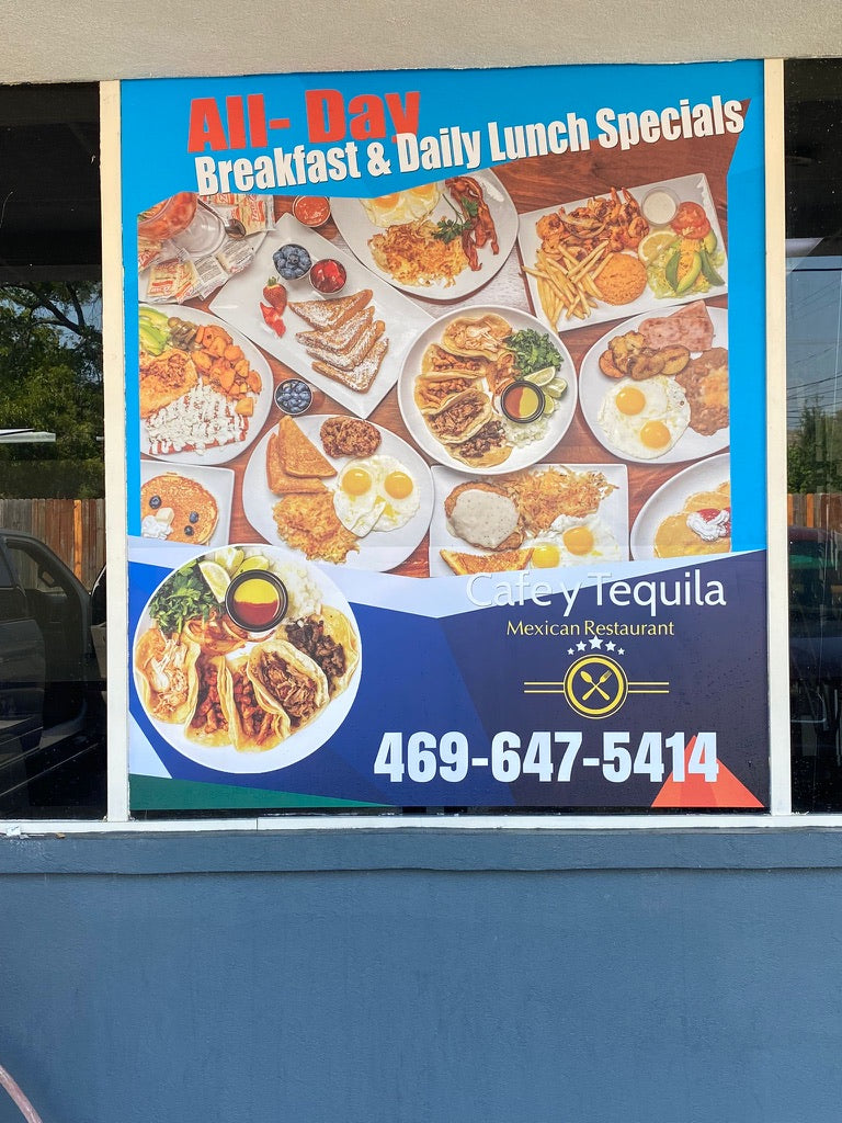 Perforated Window Vinyl (One-Way Vision)