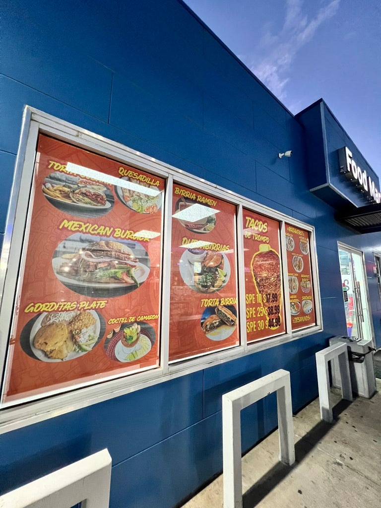 Perforated Window Vinyl (One-Way Vision)