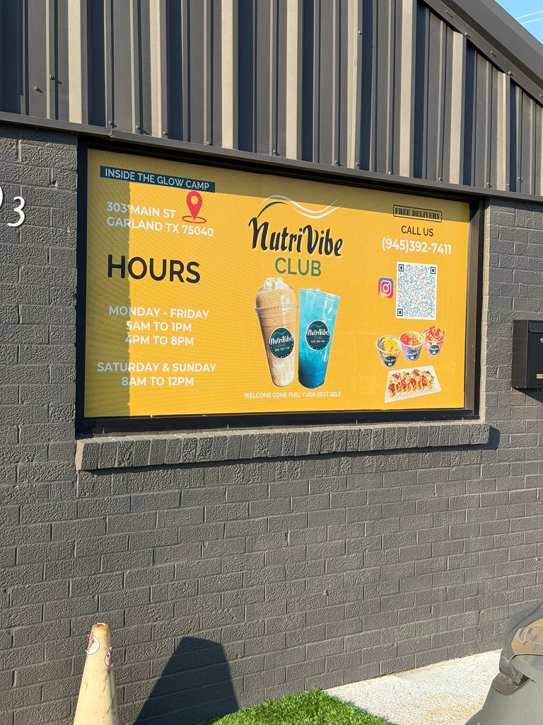 Perforated Window Vinyl (One-Way Vision)