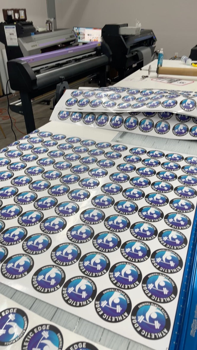 UV Printed High-Resolution Stickers – Customizable Sizes and Quantities