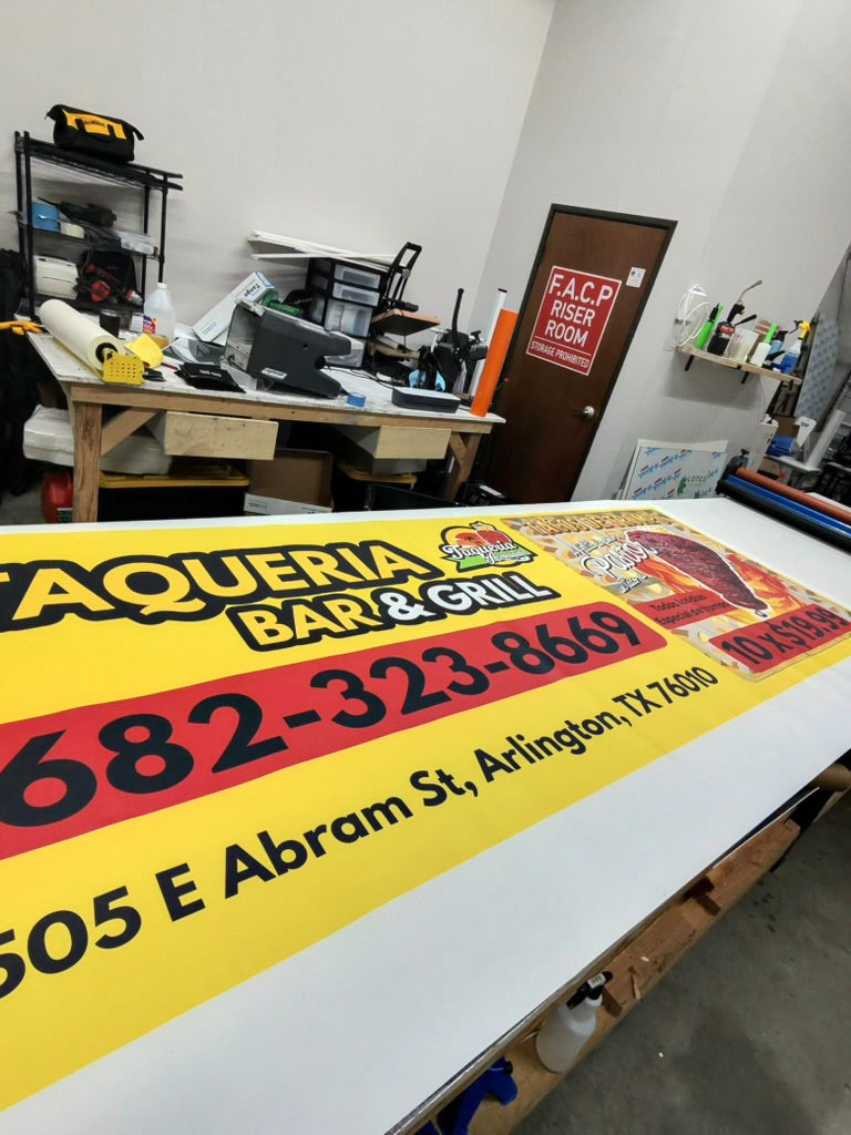 Custom Vinyl & Mesh Banners