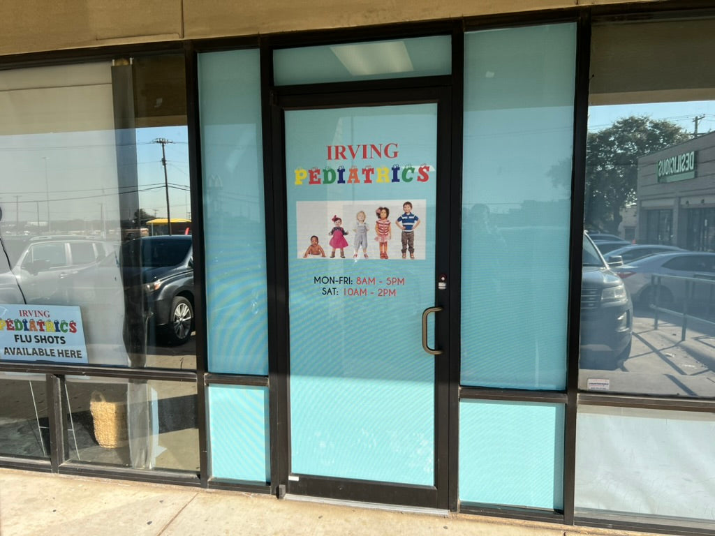 Custom Perforated Window Vinyl (One-Way Vision) | Storefront & Vehicles