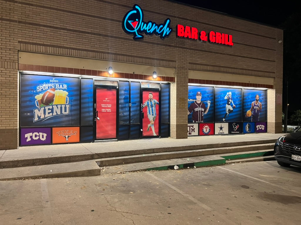 Perforated Window Vinyl (One-Way Vision)