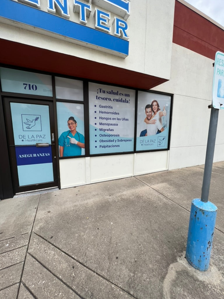 Perforated Window Vinyl (One-Way Vision)