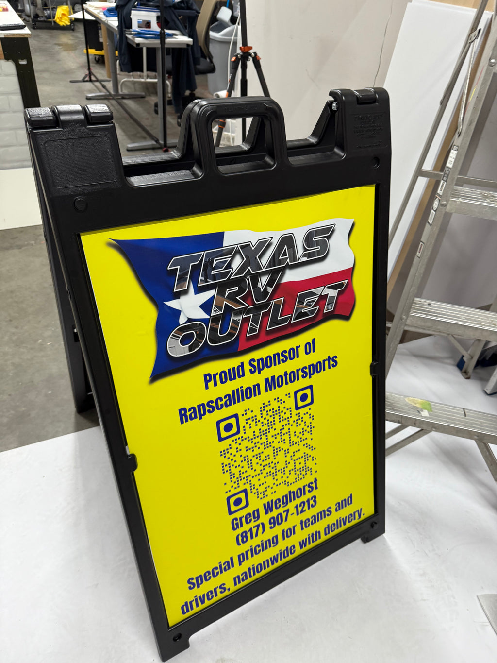 Custom A-Frame Signs – Double-Sided Design for Promotions