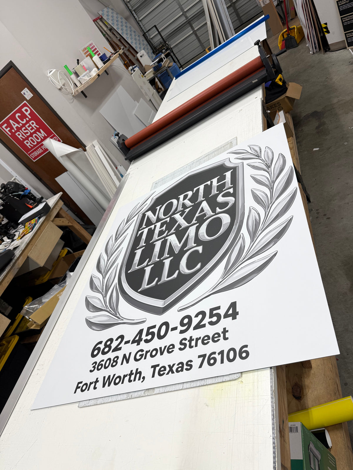 Commercial-Grade Custom UV Printed Signs (Heavy-Duty 3 mm Thickness)