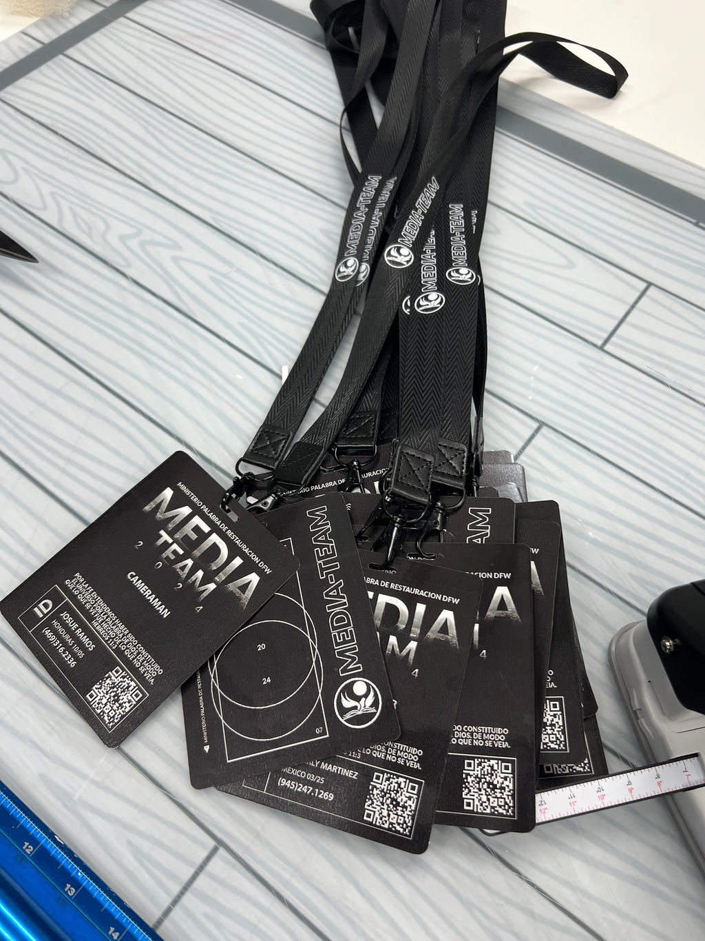 Custom Laminated ID Badges with Personalized Lanyards