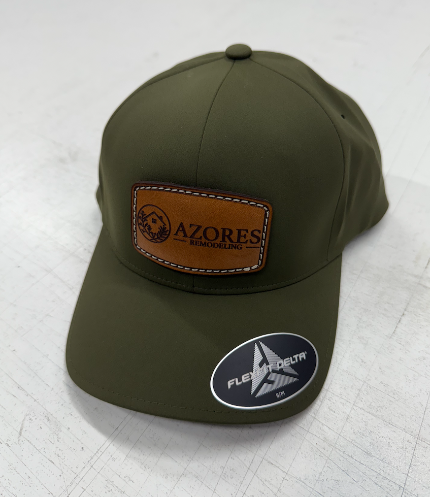 Custom Premium Hat with Your Logo on a Genuine Leather Patch