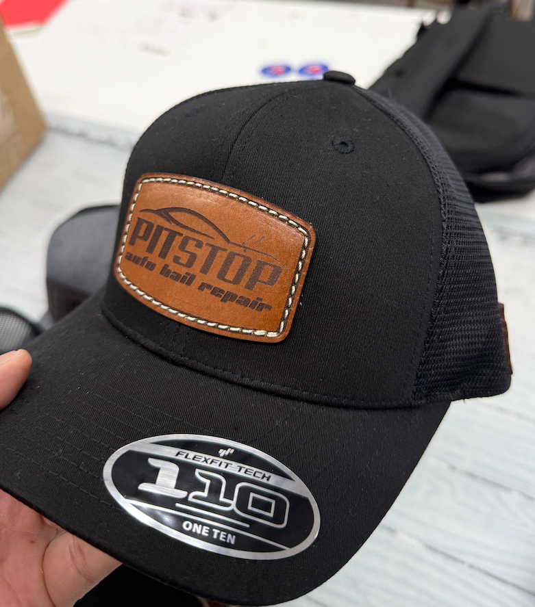 Custom Premium Hat with Your Logo on a Genuine Leather Patch