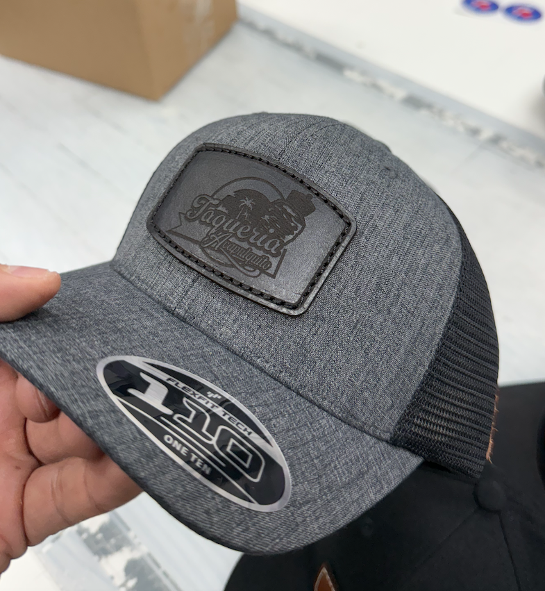 Custom Premium Hat with Your Logo on a Genuine Leather Patch