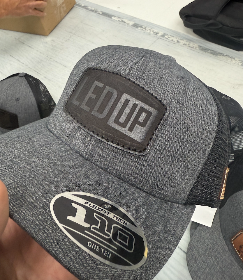 Custom Premium Hat with Your Logo on a Genuine Leather Patch