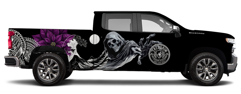 Premium 3/4 Vehicle Wrap – Chevrolet Silverado 1500 Crew Cab (2019+)