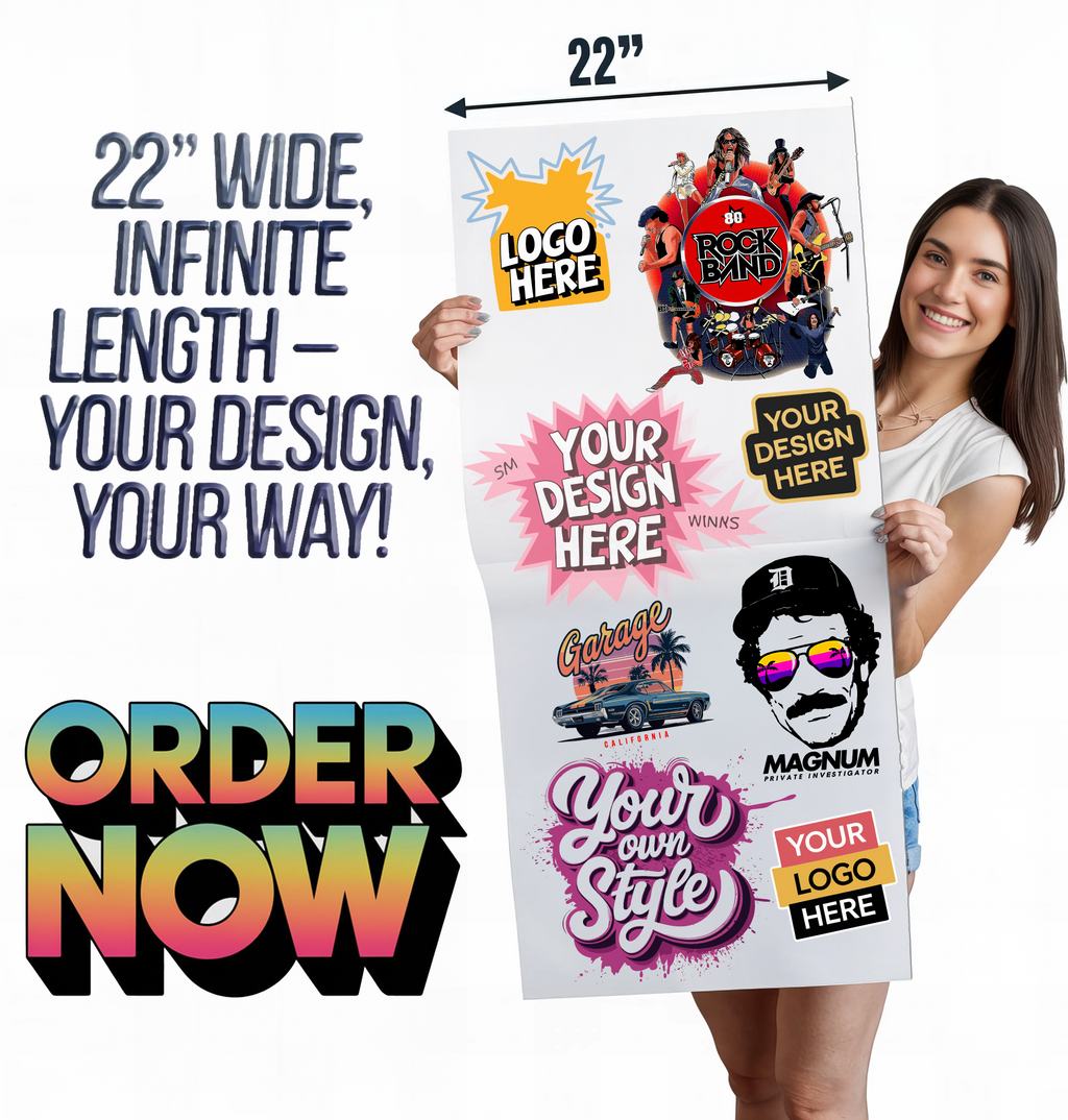 DTF Custom Gang Sheet – Upload Your Design for High-Quality Printing