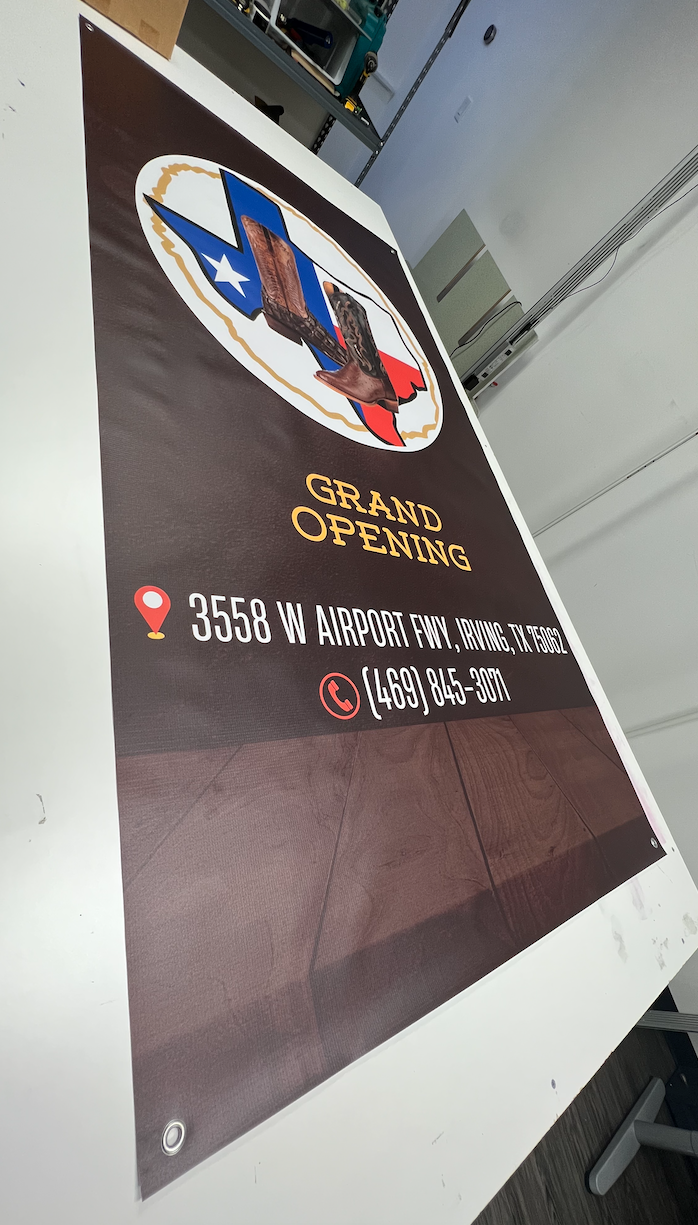 Custom Vinyl & Mesh Banners