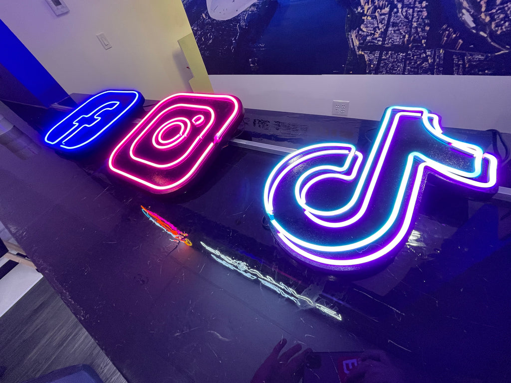 Tik Tok Neon Sign