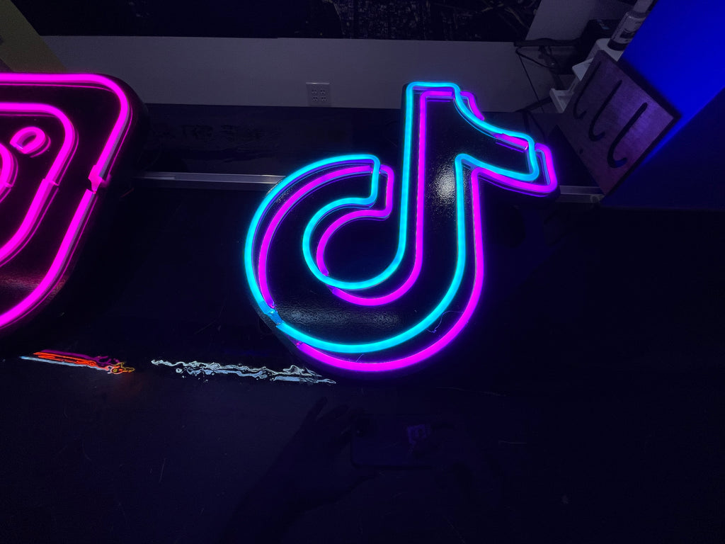 Tik Tok Neon Sign